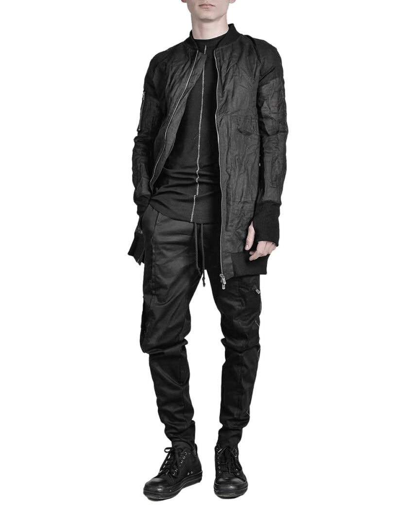 CARGO SCAR BIKER PANTS