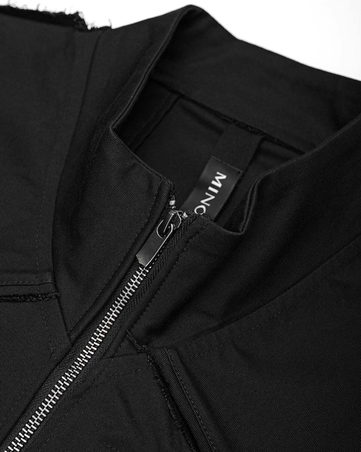 ZIPPED PANEL BIKER JACKET