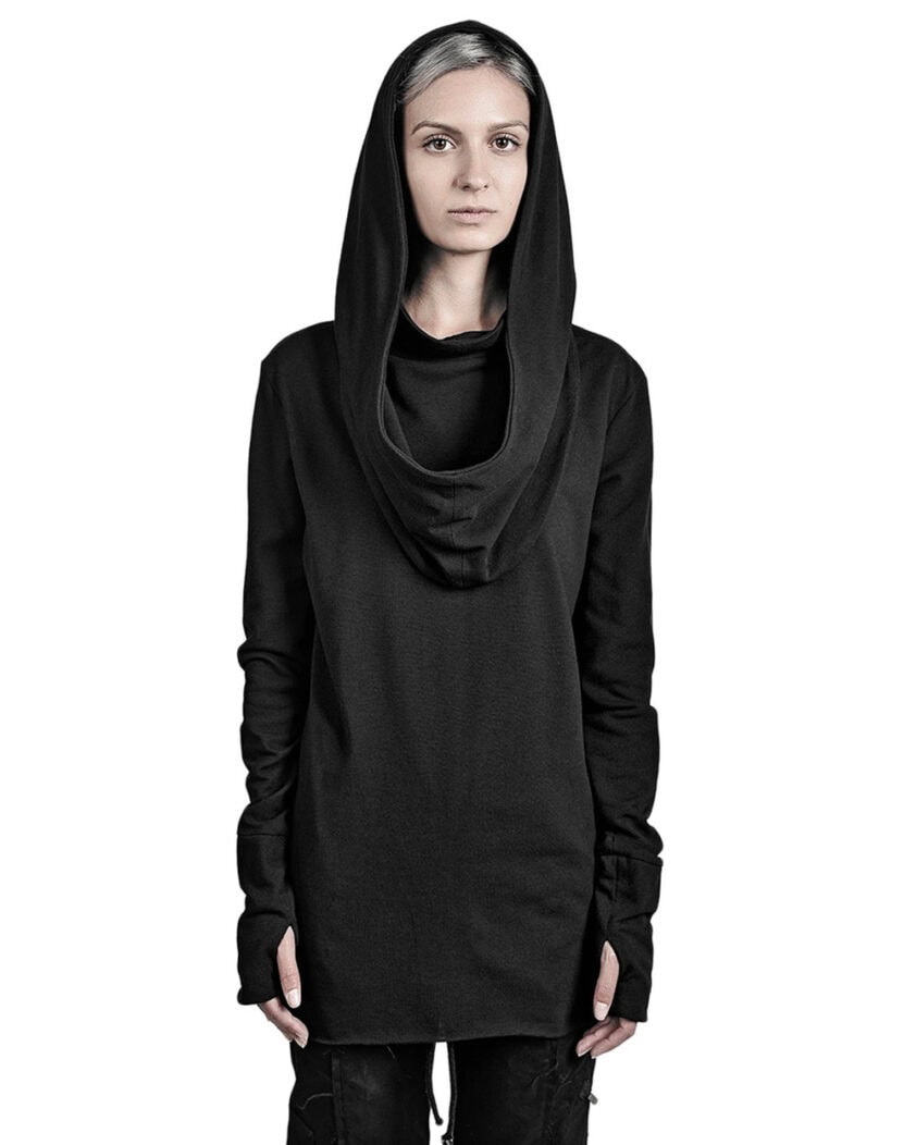 Deconstructed Collar Hoodie