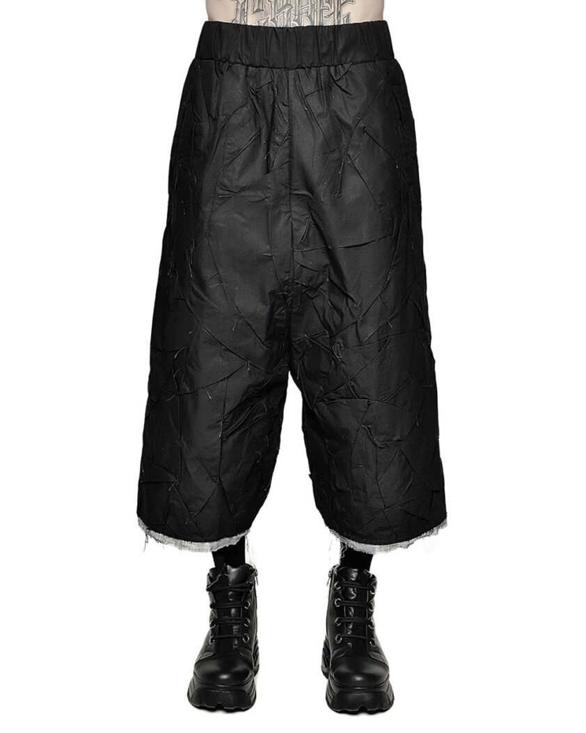 Crushed Tech Layer Crop Pants