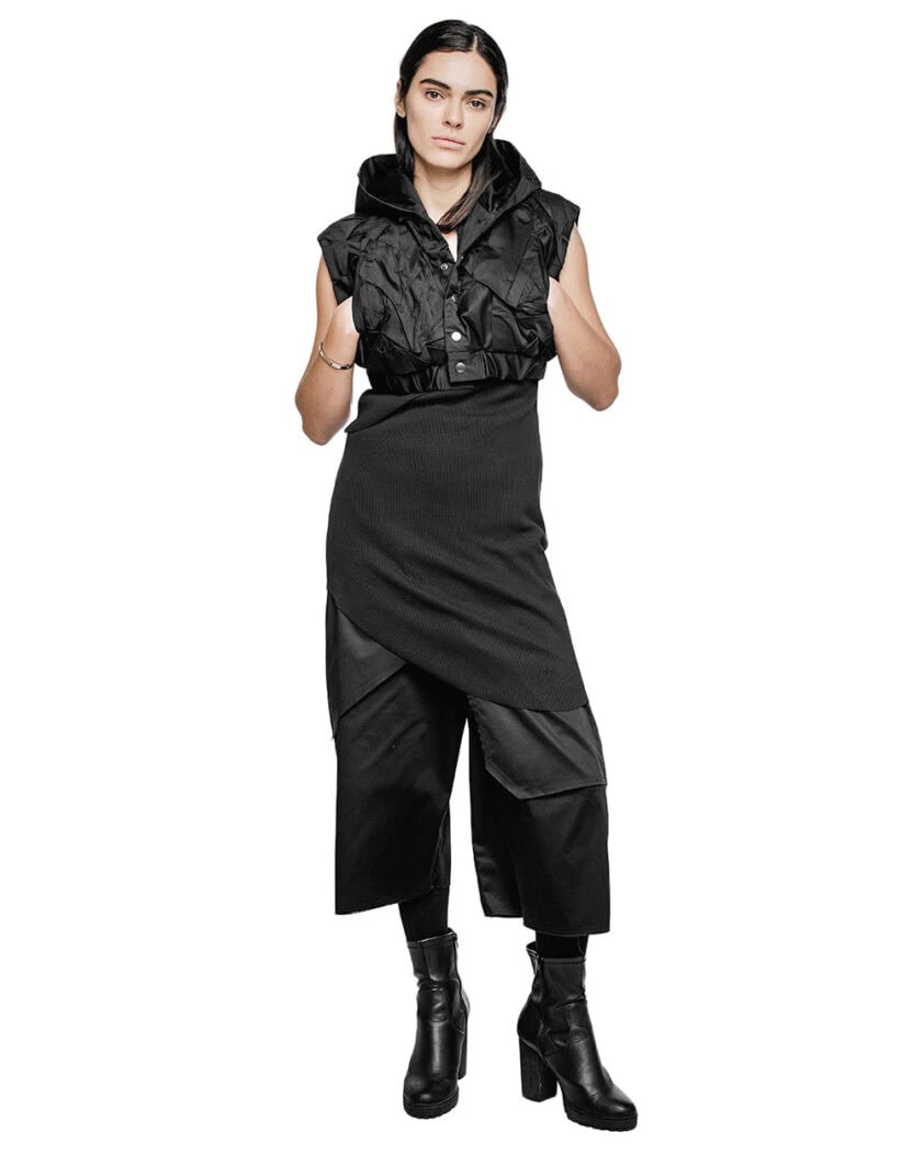 Wide Layered Cargo Pants