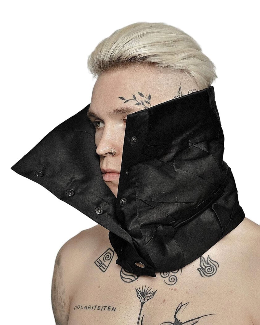 Crushed High Neck Warmer