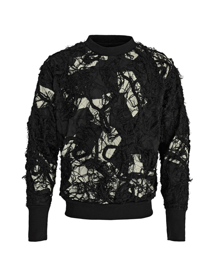 Fiber Bond Patchwork Sweater