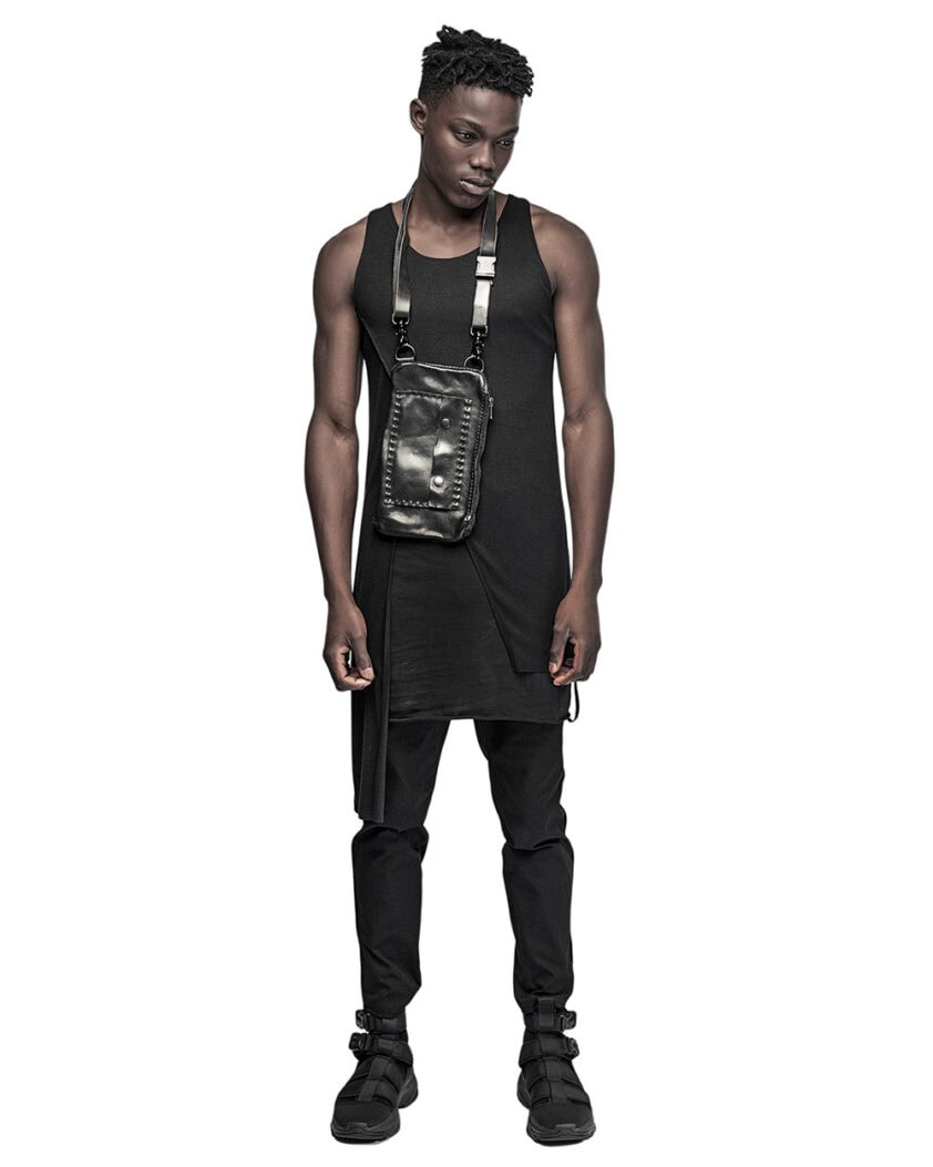 Asymmetric Layered Sleeveless Tank Top