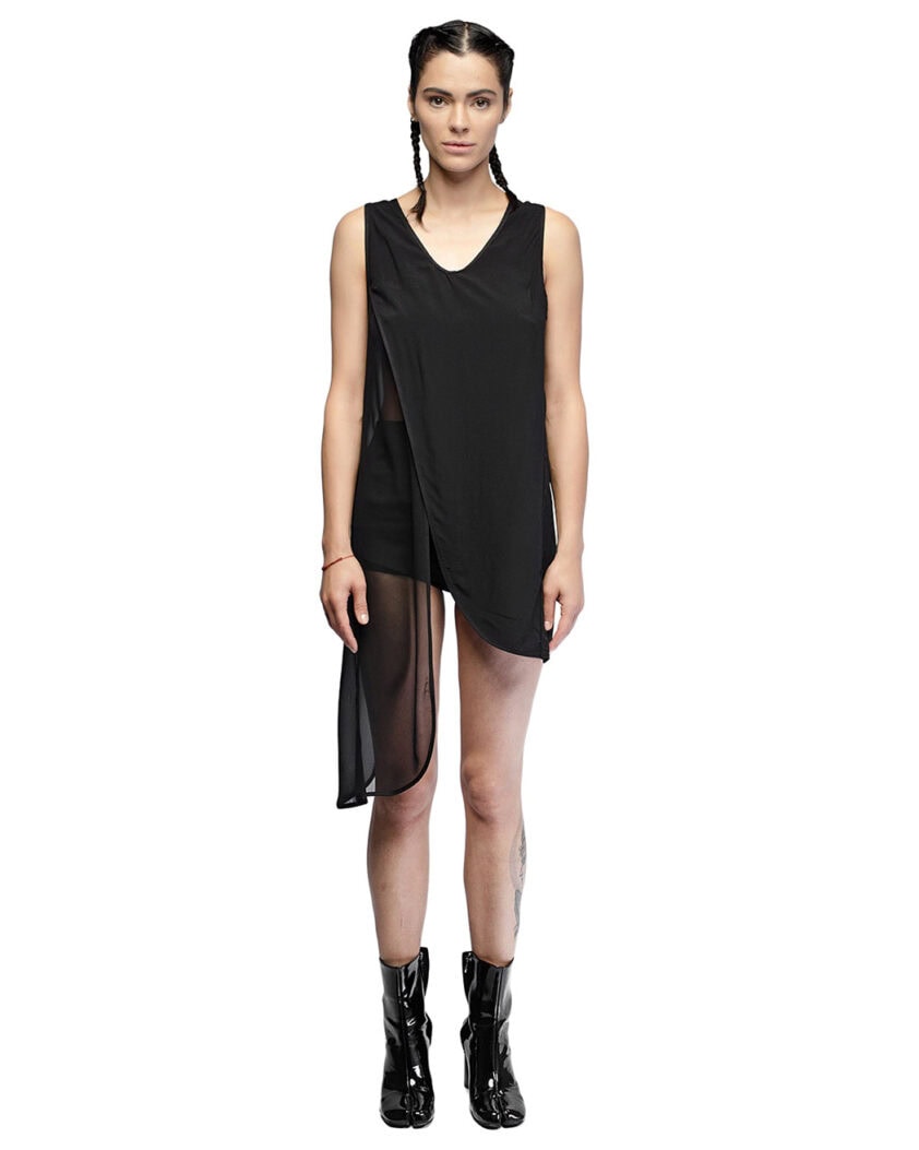 Asymmetric Layered Sleeveless Top