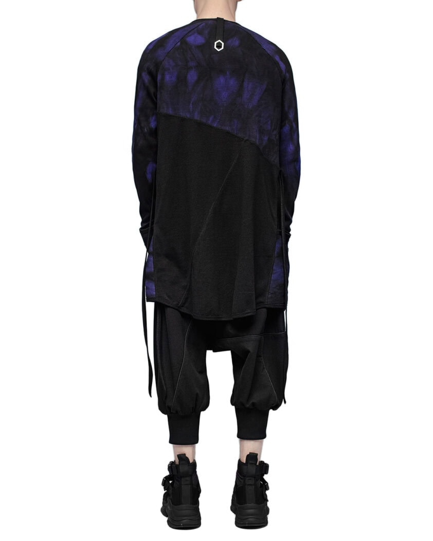 Entangle Violet Segment Strap Cardigan