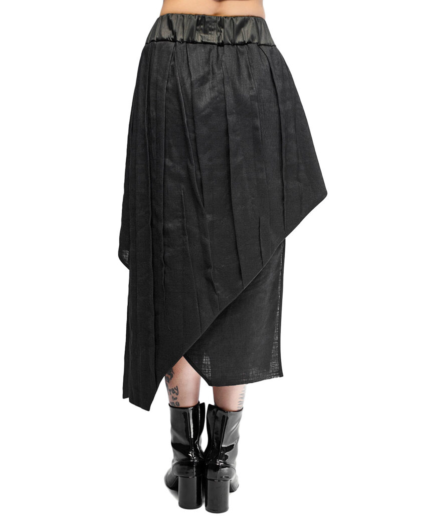 Linear Crushed Asymmetric Layers Skirt