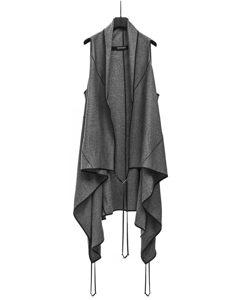 Entangle Multi-Wear Strap Sleeveless Cardigan