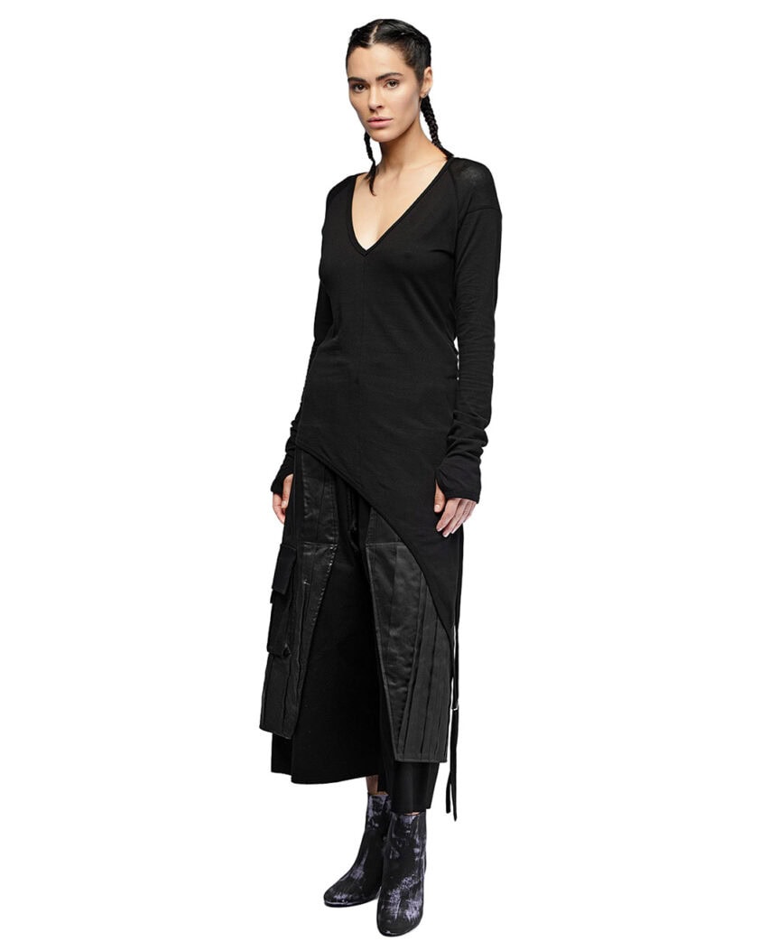 Quantum Crushed Utility Low Crotch Crop Pants