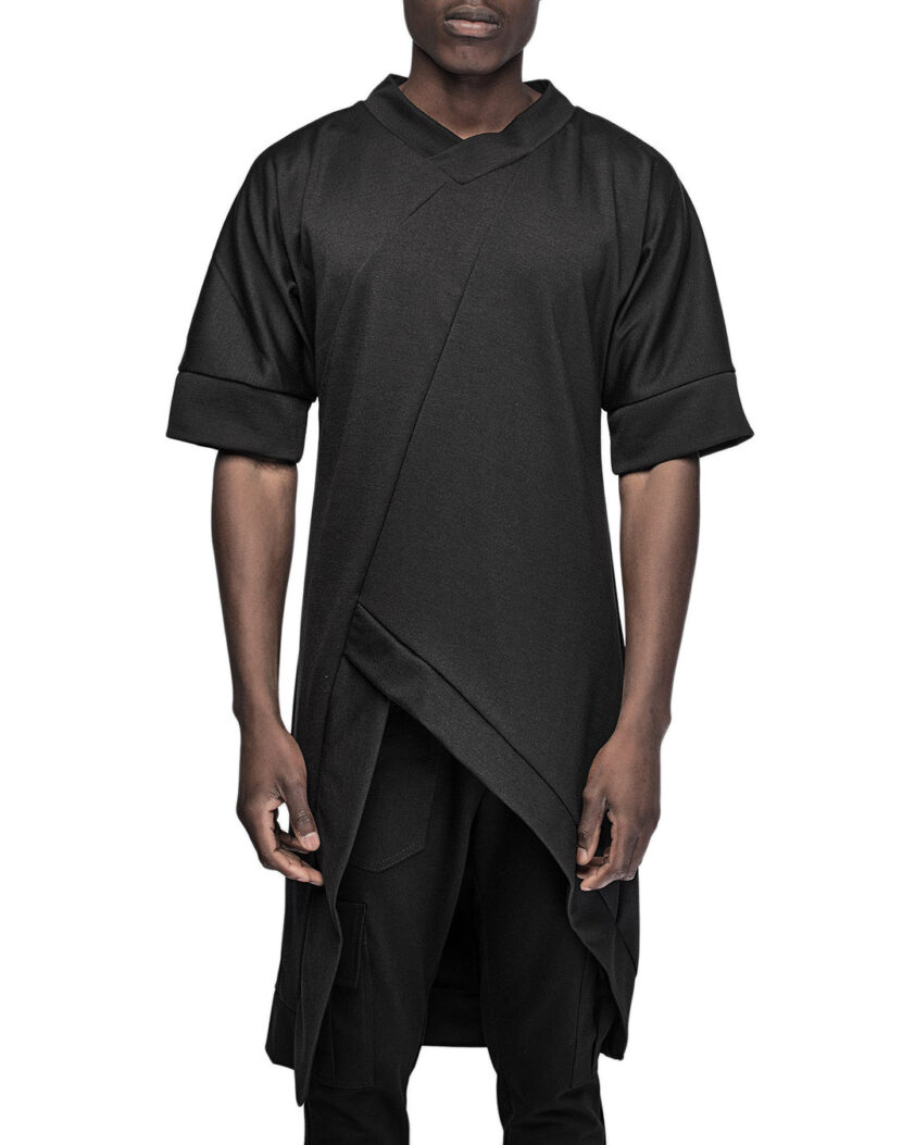 Space Asymmetric Deconstruct Long T-Shirt
