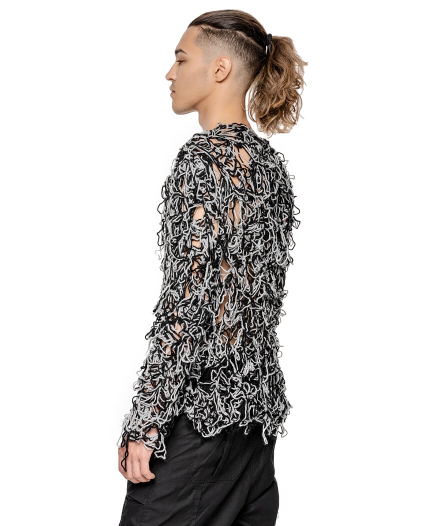 Aeriform Contrast Fiber Bond Sweater