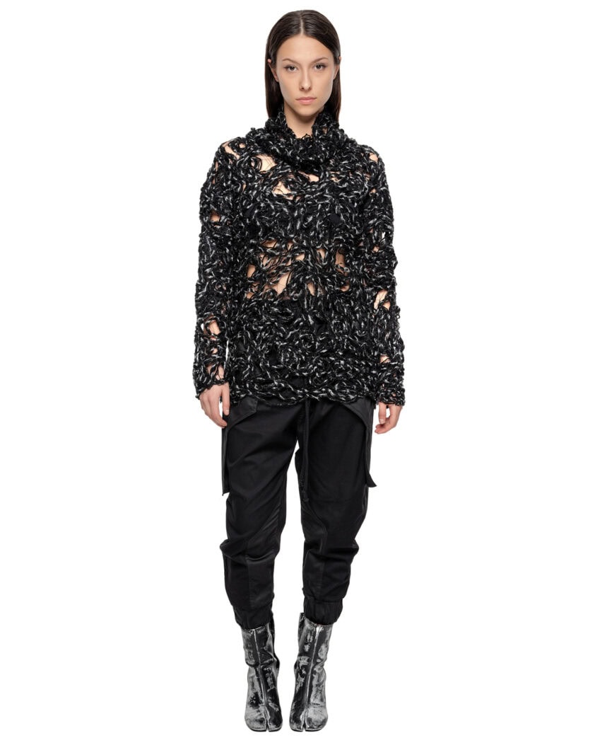 Aeriform Dark Contrast Fiber Bond Sweater