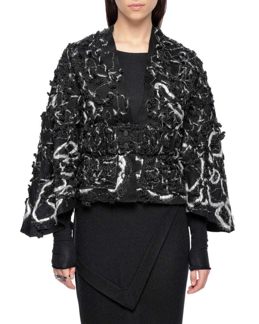 Phase Fiber Bond Dark Crop Coat