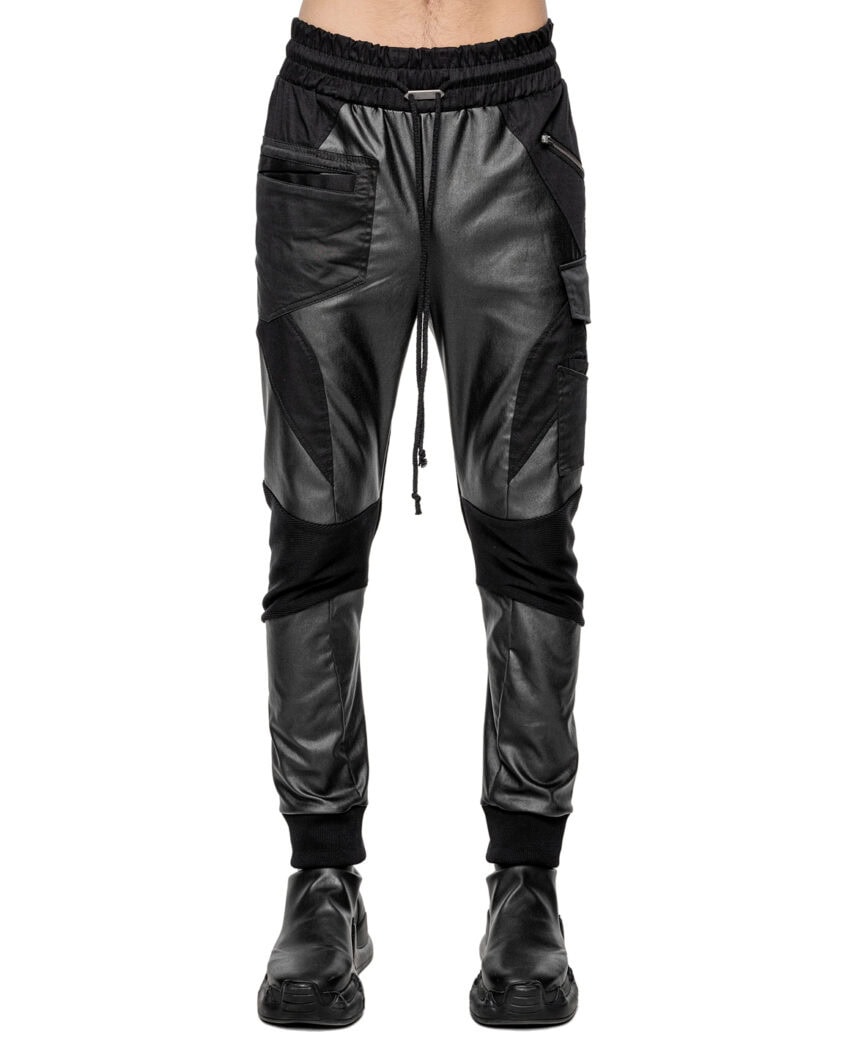 Velocity Linear Panel Biker Trousers