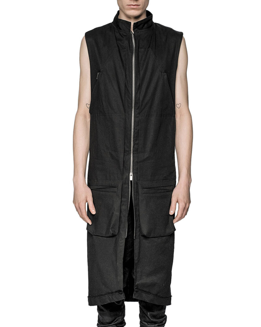 Utility Sleeveless Vest Jacket