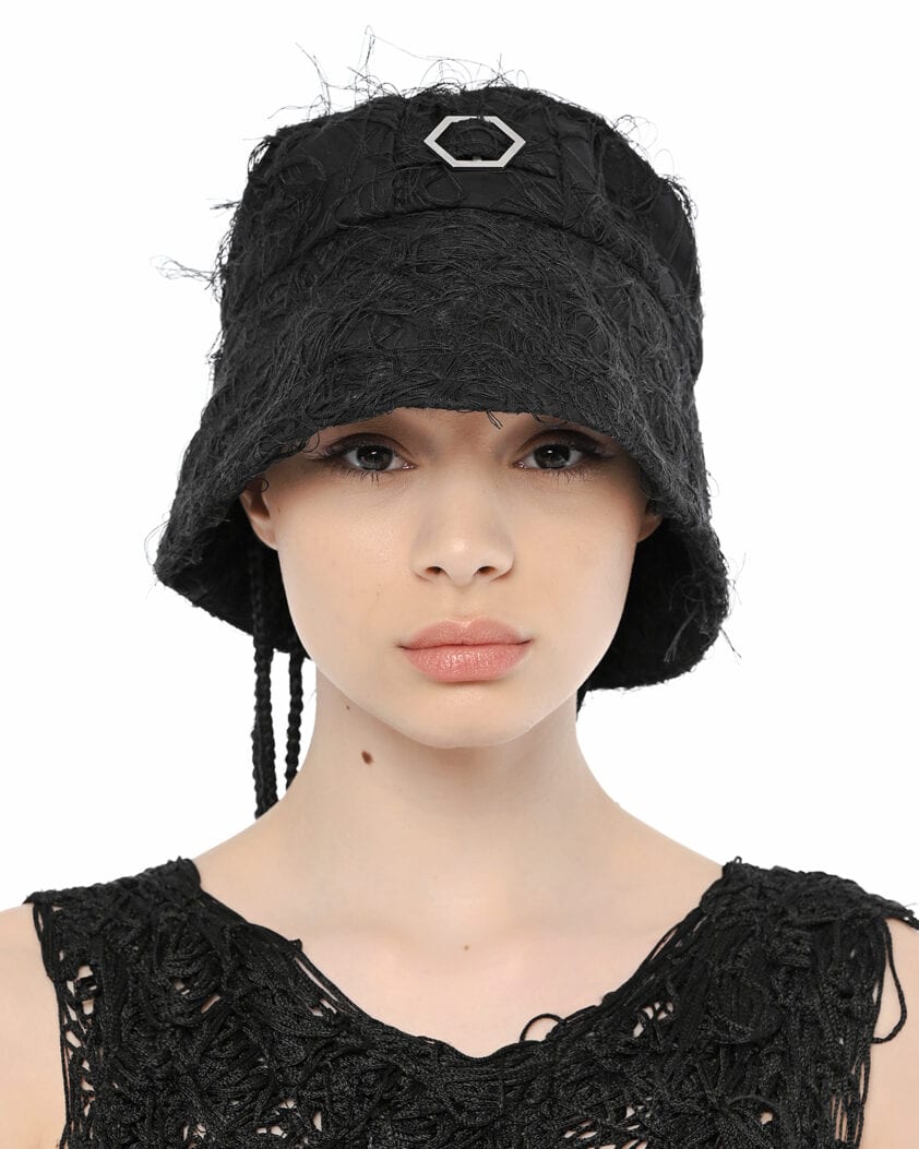 Fiber Bond Hexagon Bucket Hat