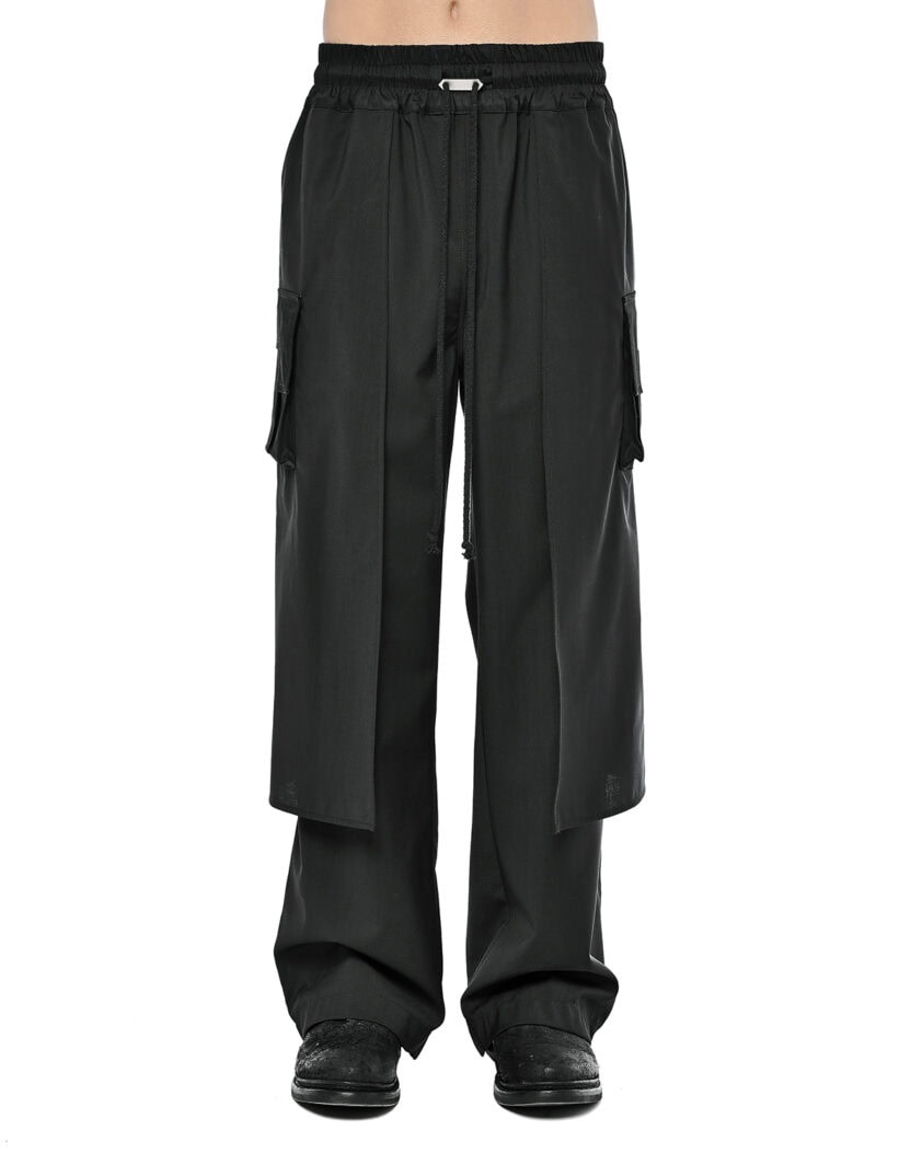Double Layers Loose Cut Pants