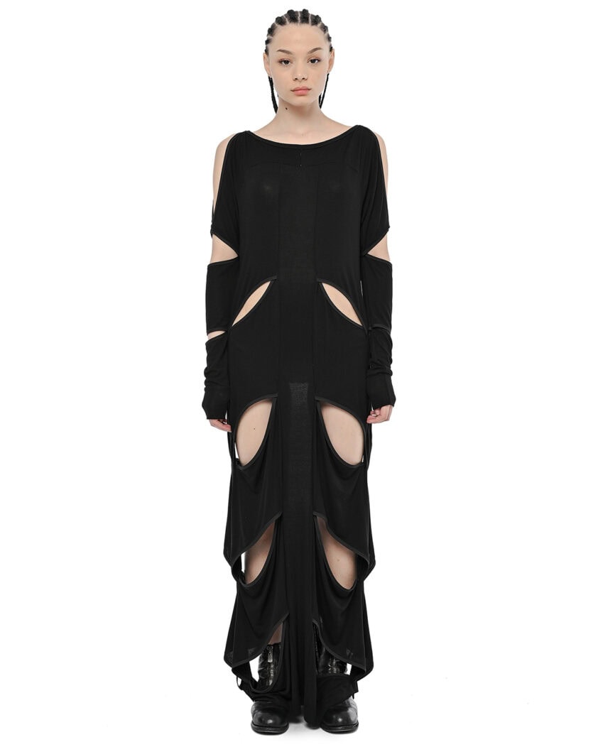 Elongated Division Cut Dress