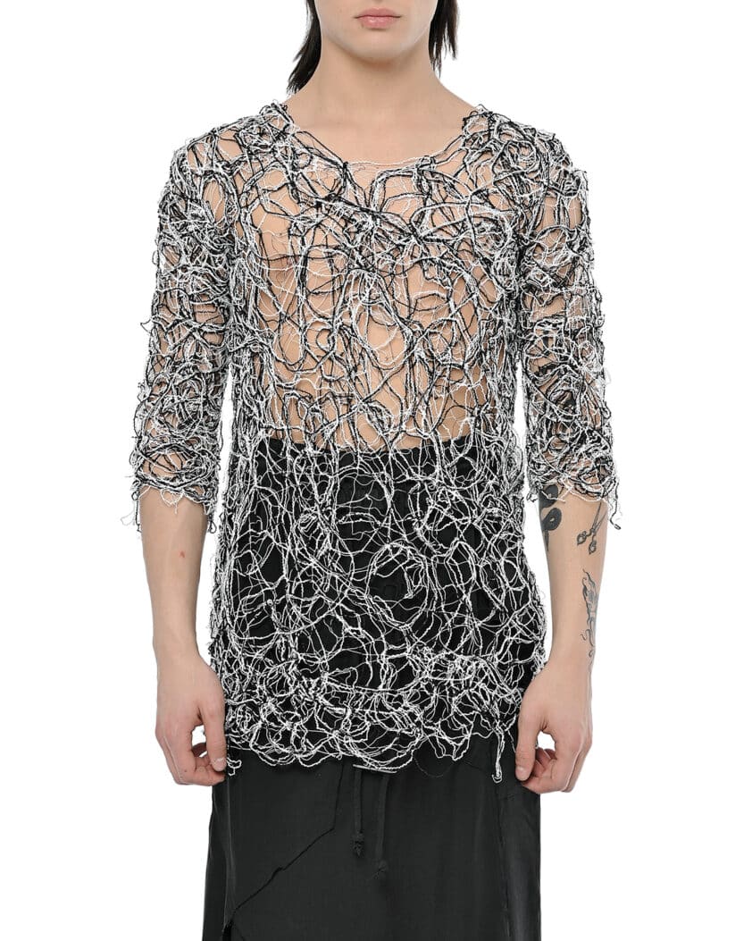 Web Bonded Contrast T-Shirt