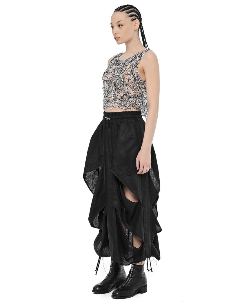 Division Deconstructed Cut Skirt