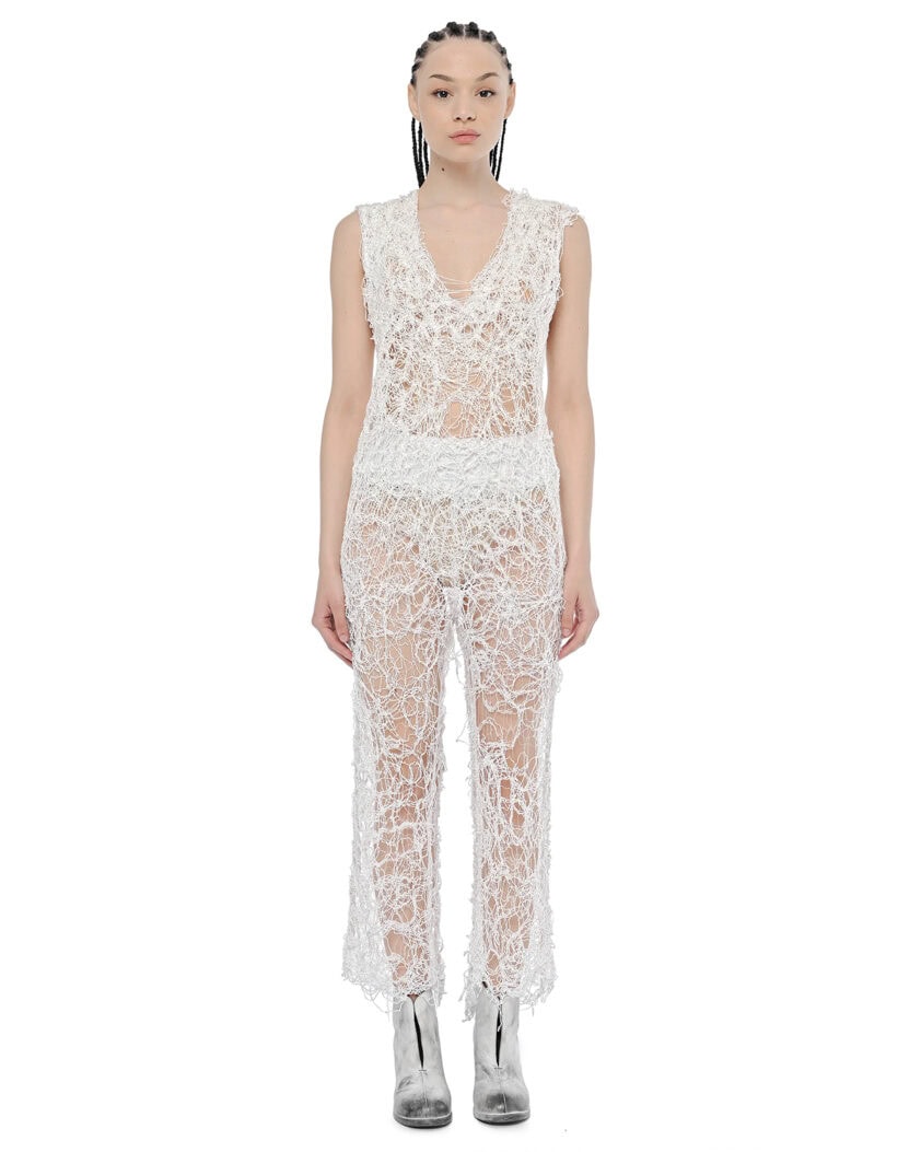 Web Fiber Bond Sheer Pants