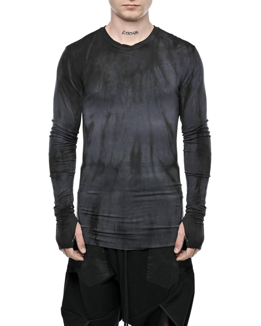 Nuance Dyed Slim Long Sleeve Top