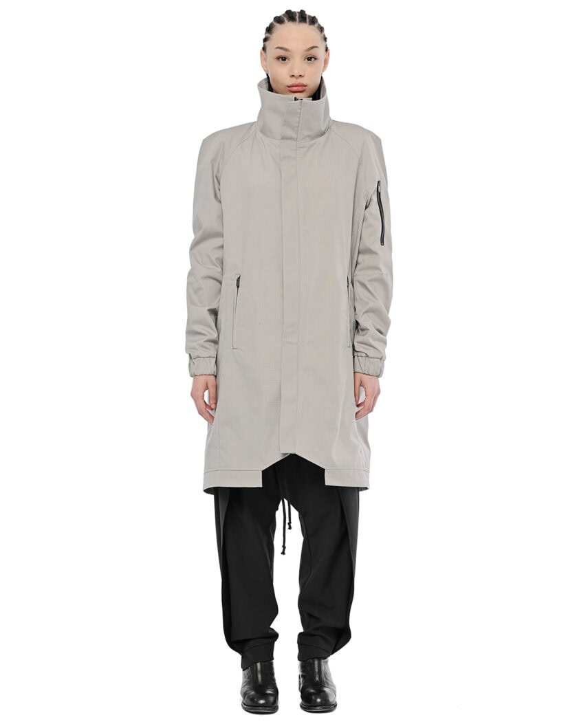 Ripstop High Collar Hexagon Parka