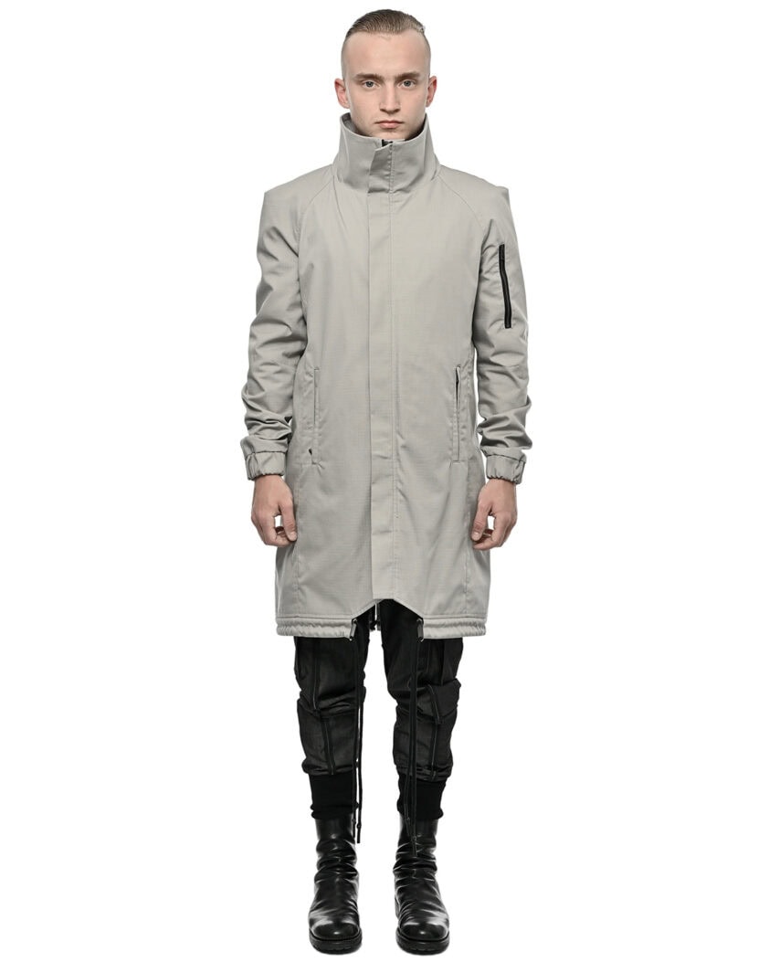 Ripstop High Collar Hexagon Parka