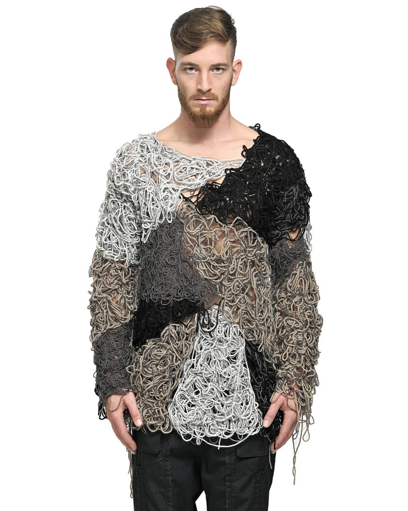 Fiber Bond Artwork Segment Sweater