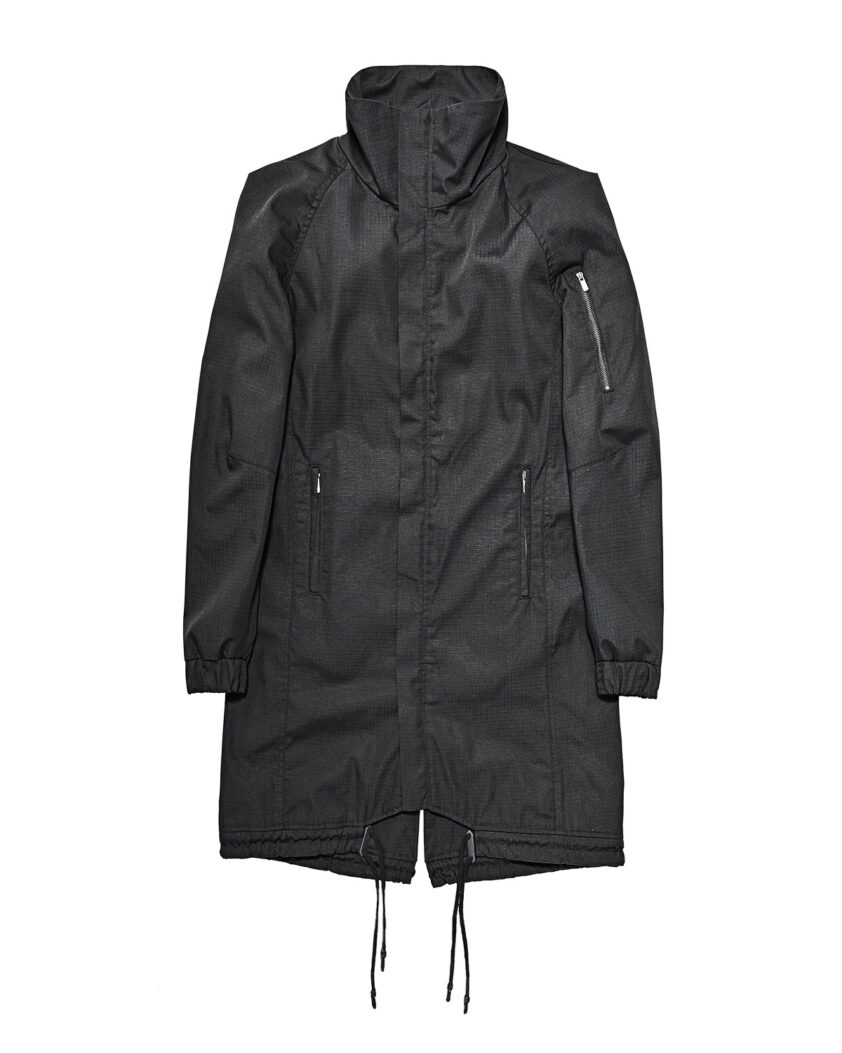 Ripstop Hexagon Black Parka