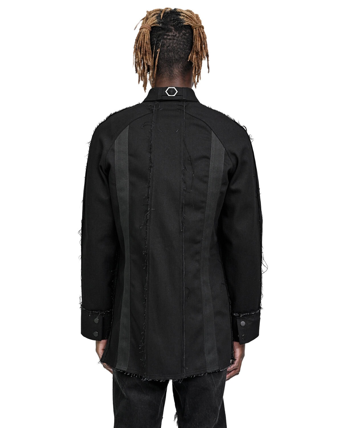 Denim Hexa Cargo Shirt Jacket