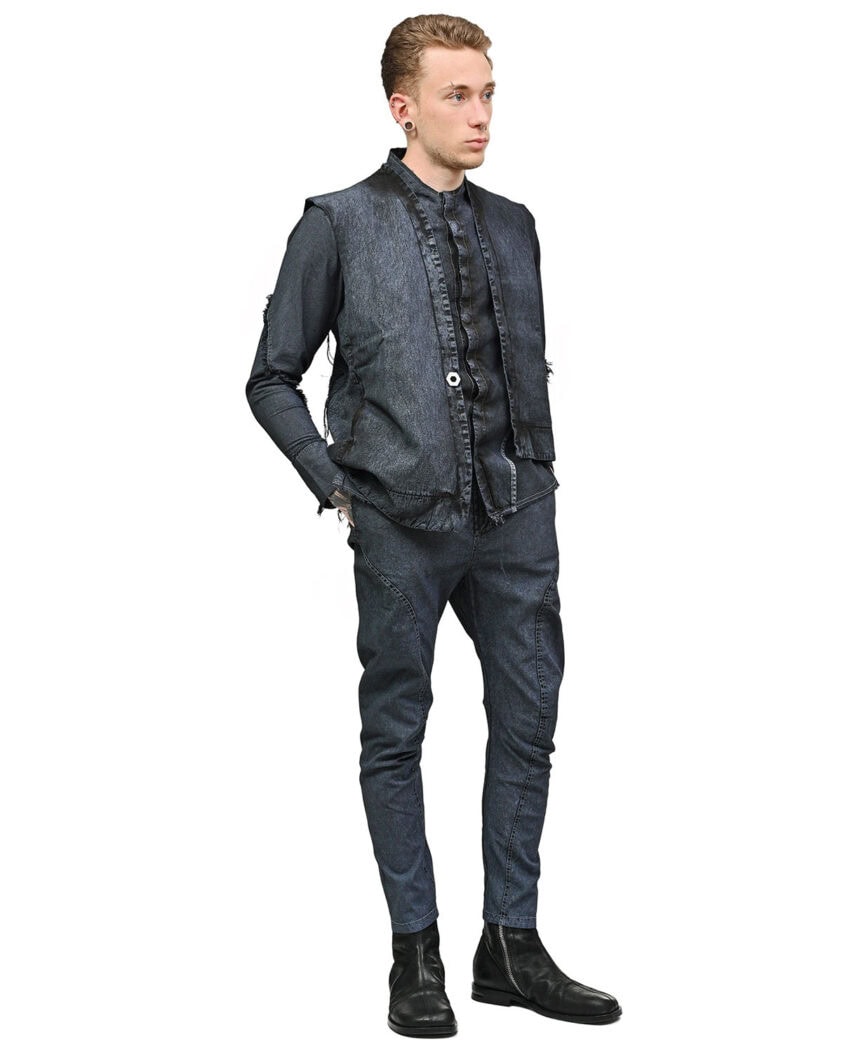 Deconstruct Depth Textured Layers Shirt