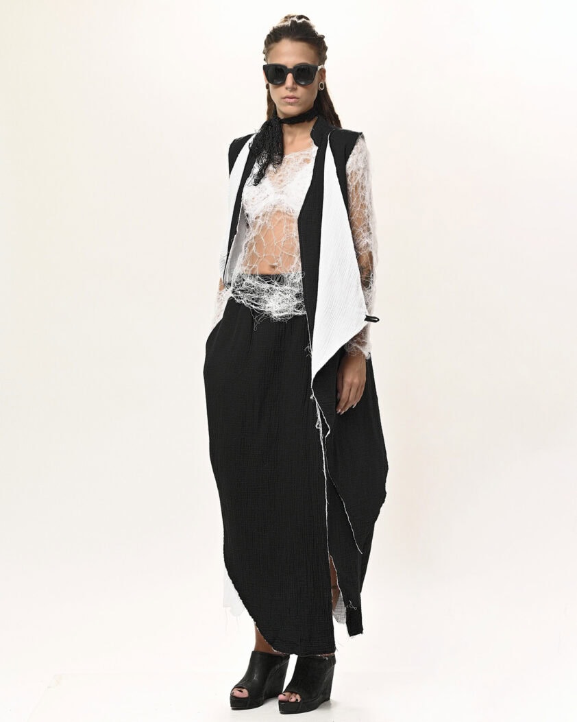 Fiber Bond Soft Sheer White Top