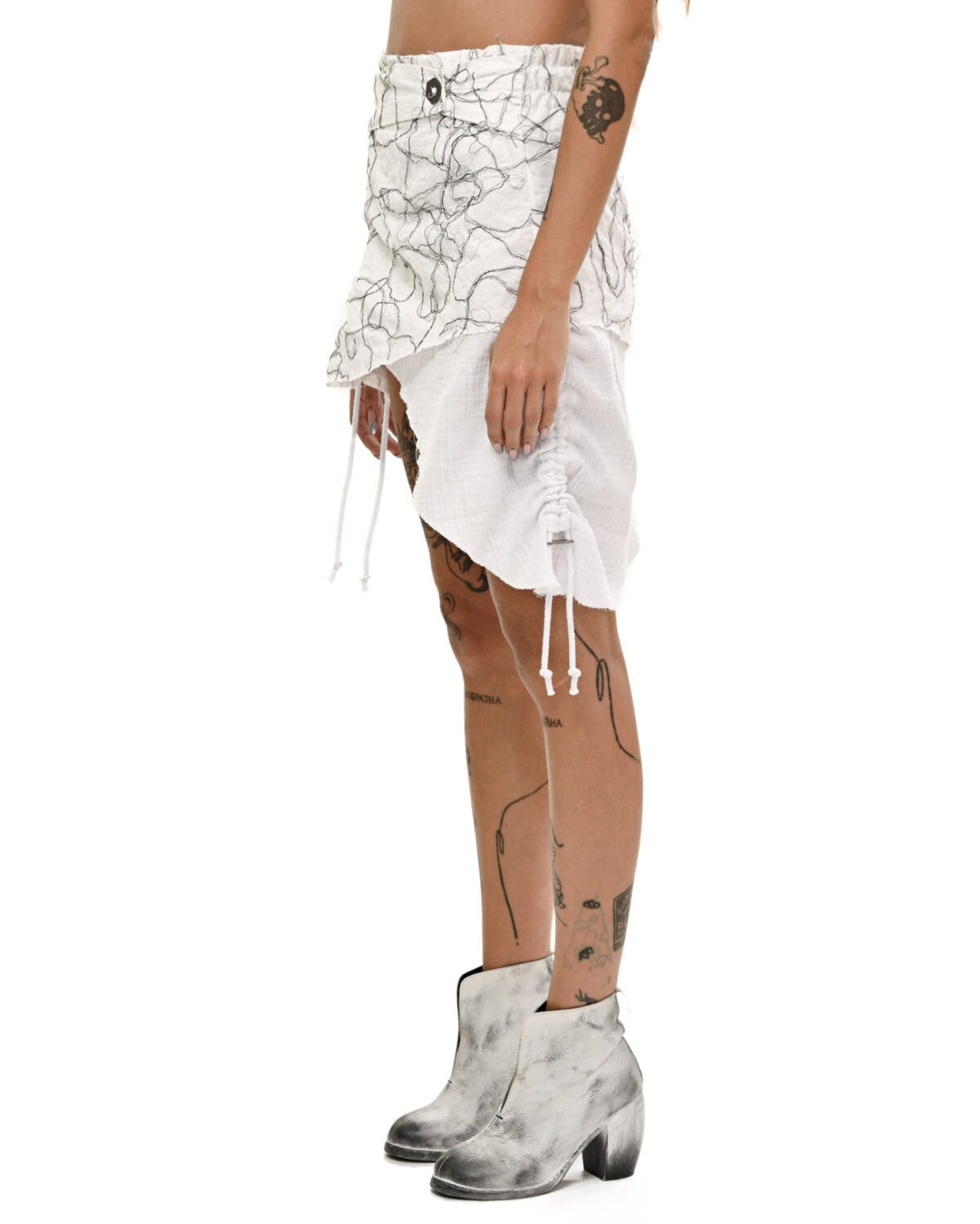 Diffused Asymmetry Adjustable Skirt