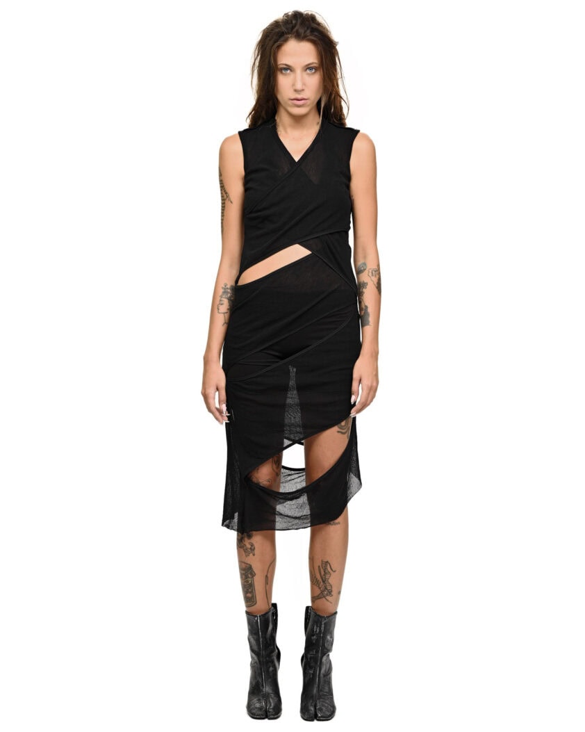 Division Layers Cut Dress