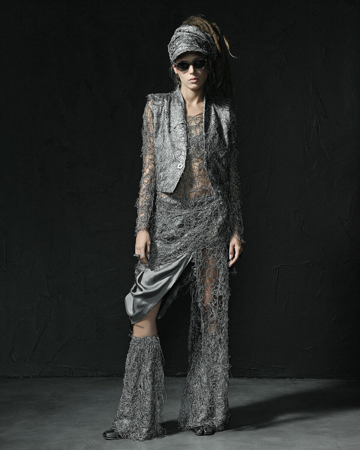 Chroma Fiber Bond Draped Skirt