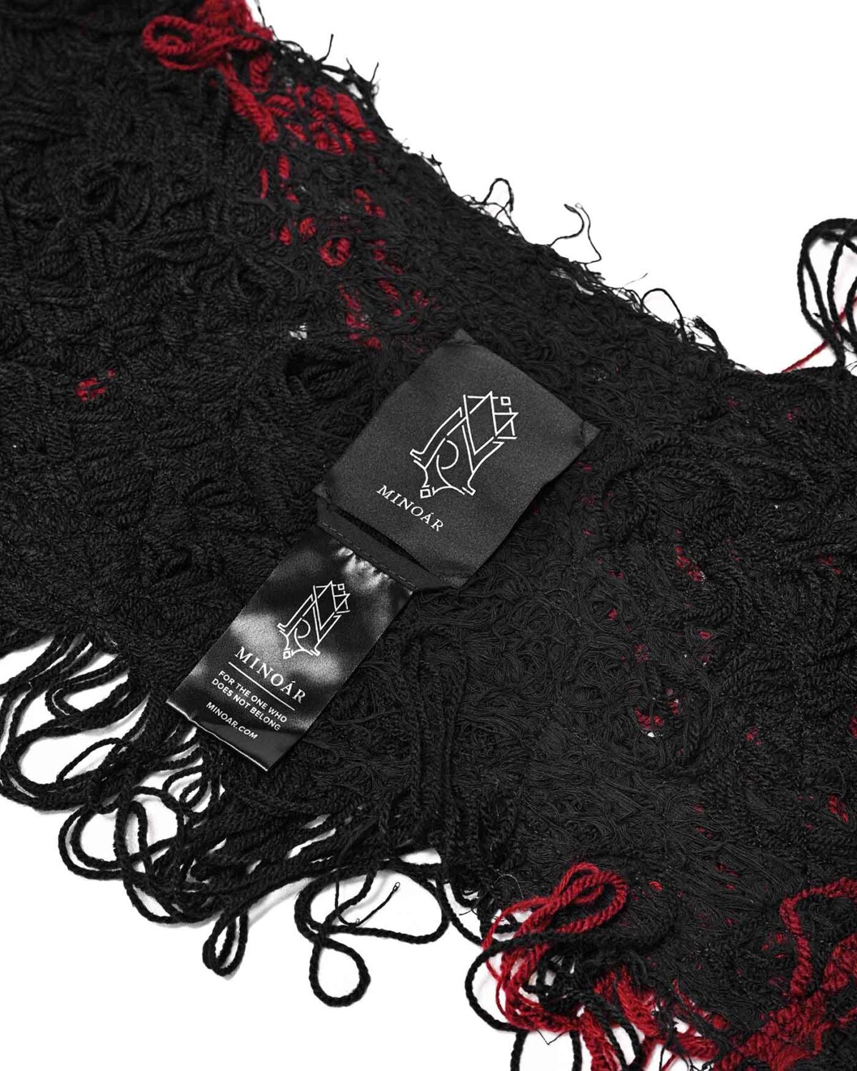 Fiber Bond Magma Long Scarf