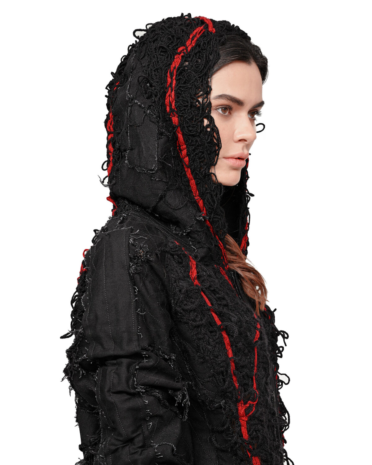 Fiber Bond Lava Patch Hooded Cardigan