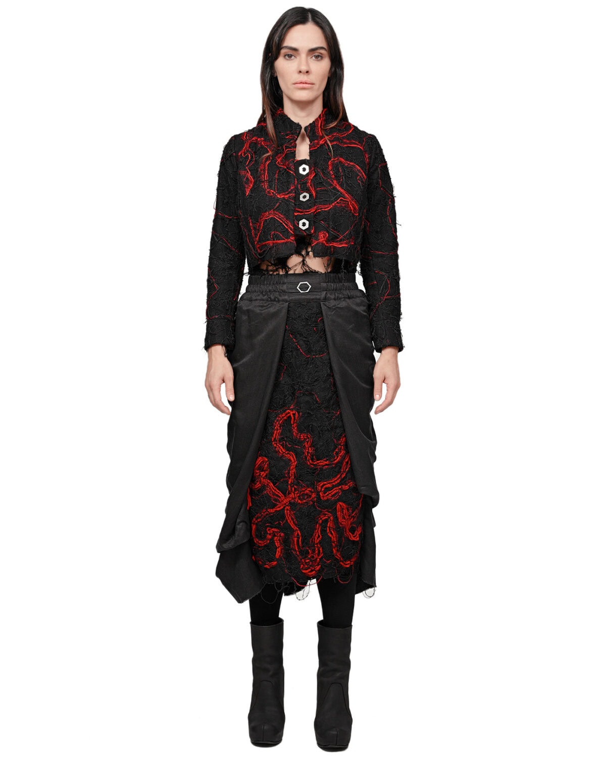 Fiber Bond Magma Crop Jacket