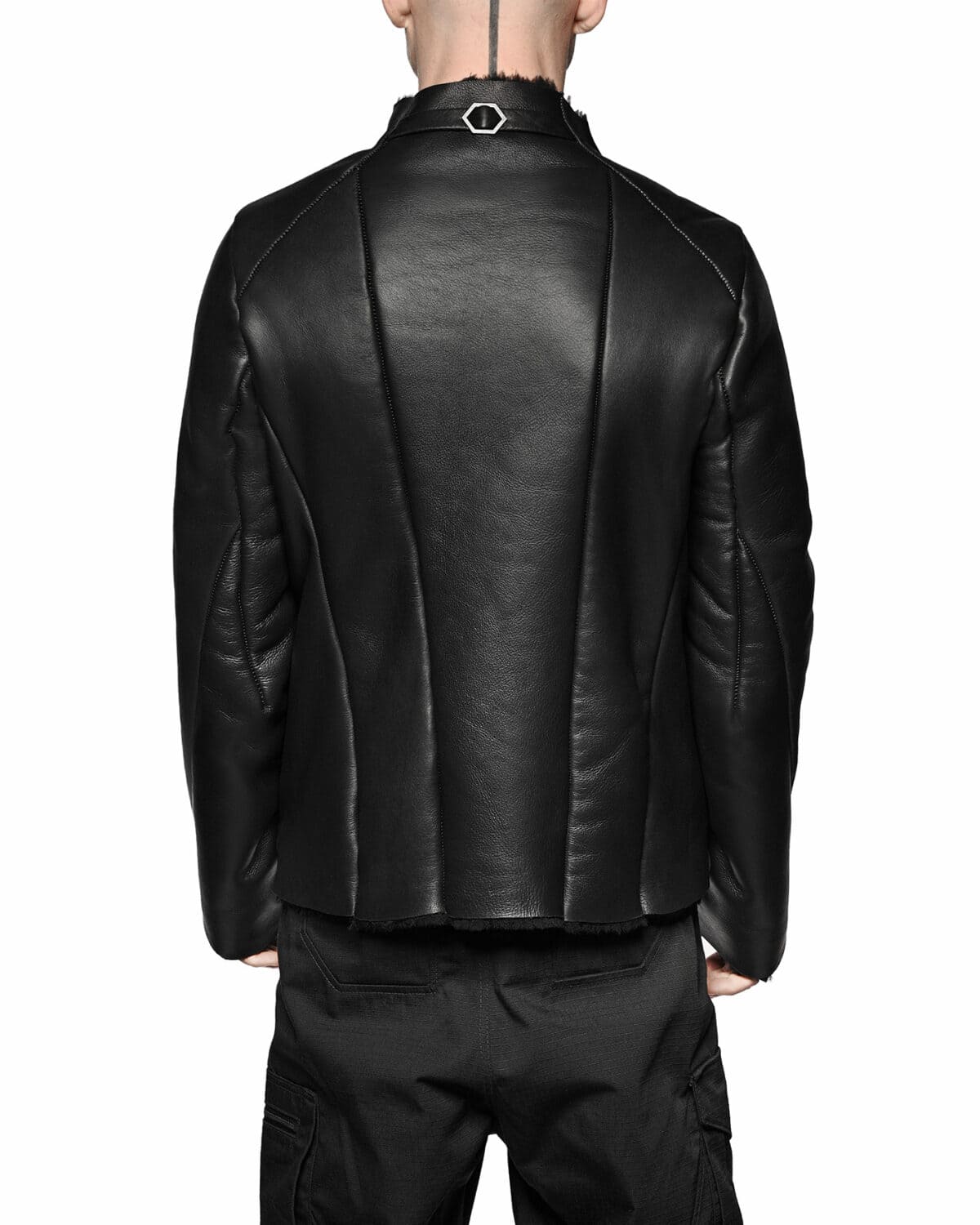 Shearling Multi-Cut Leather Jacket