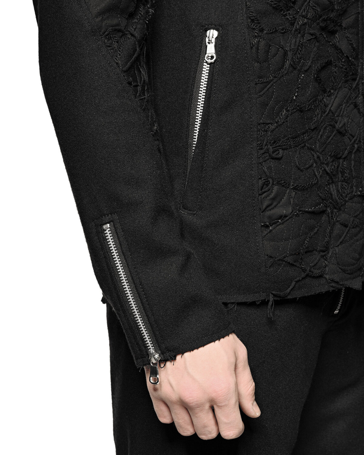 Grand Fiber Patch Wool Jacket