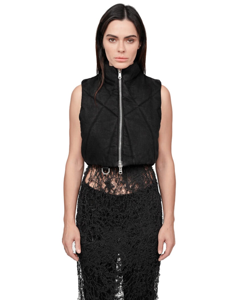 Linear Quilt Puffer Vest