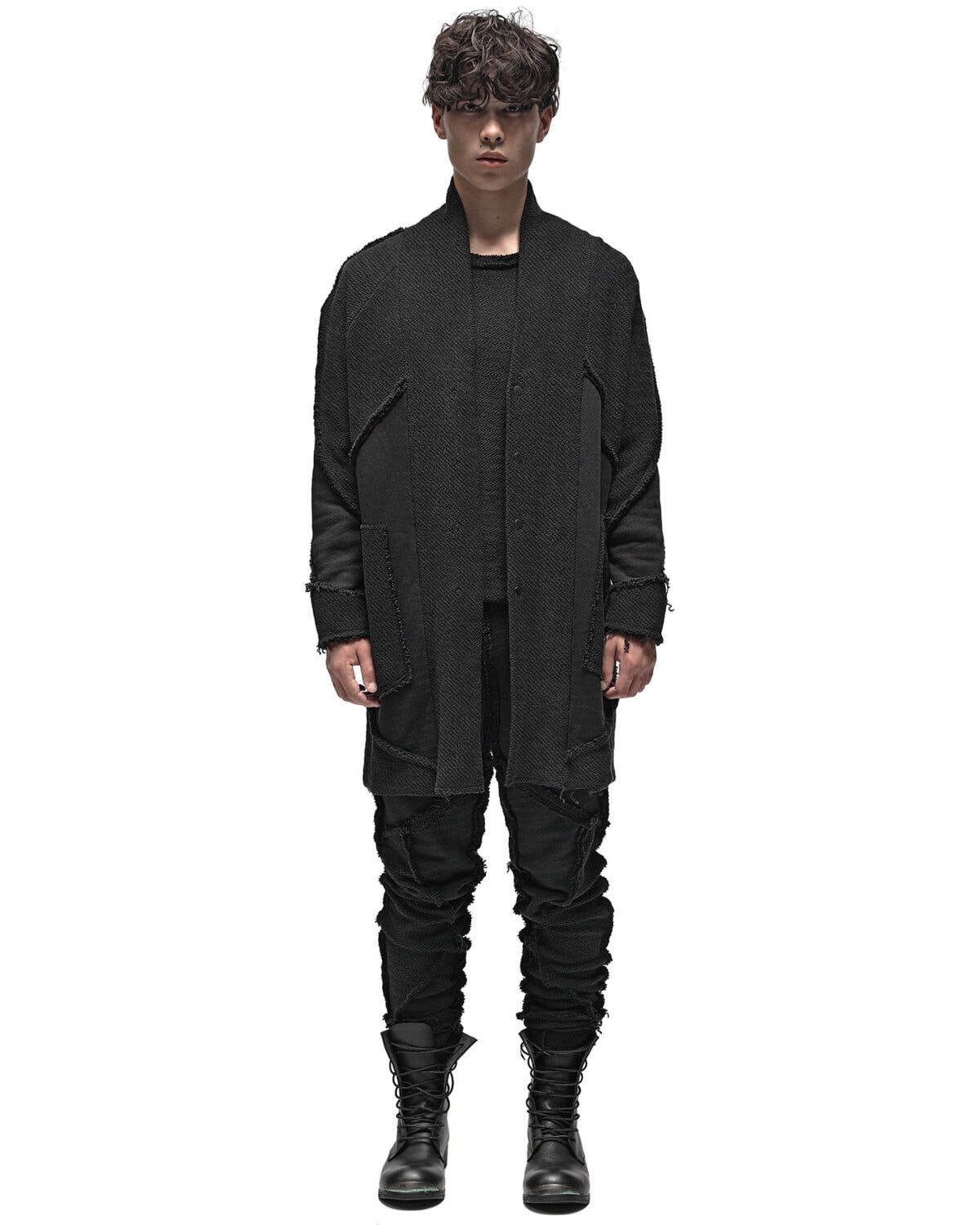 Reverse Edge Construct Cardigan