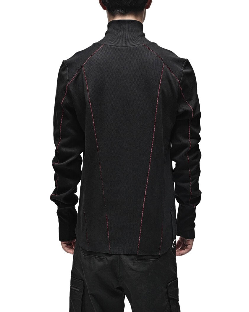 Rib Knit Construct Turtleneck