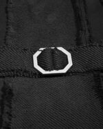 Reverse Edge Hood Buckle Cardigan