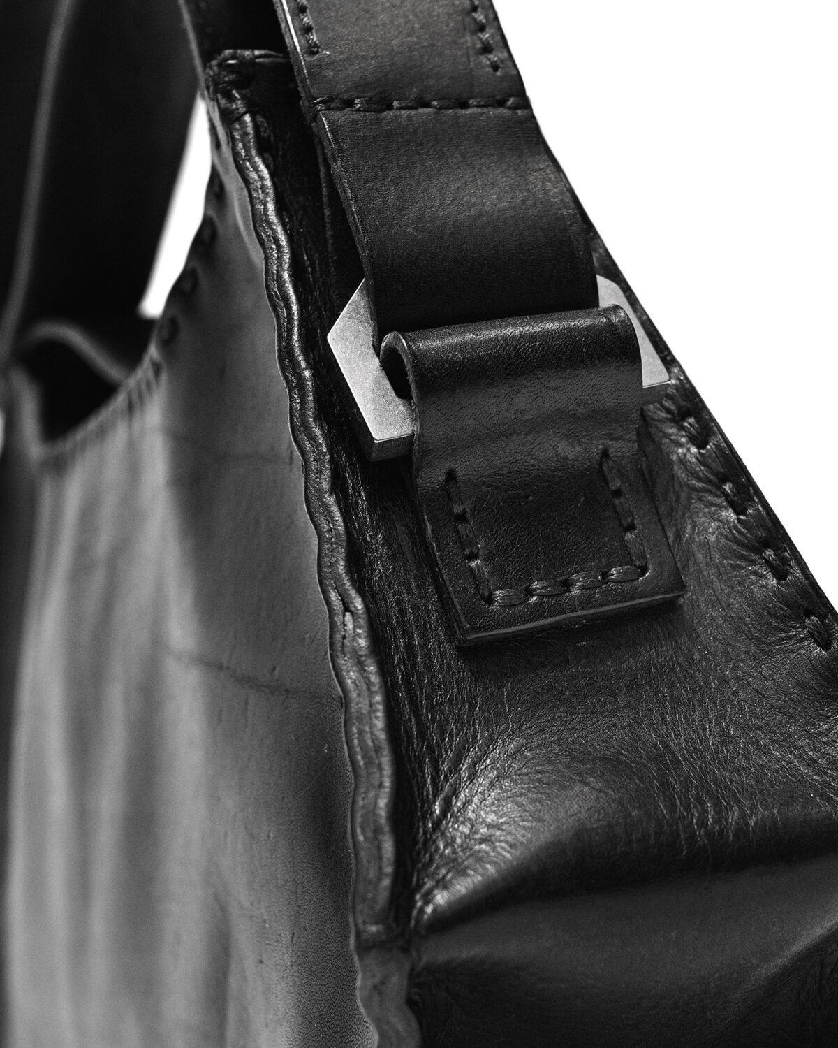 Oracle Leather Shoulder Hexa Bag