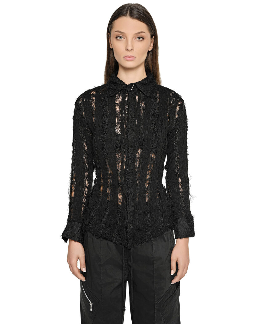 Filamentous Collar Shirt