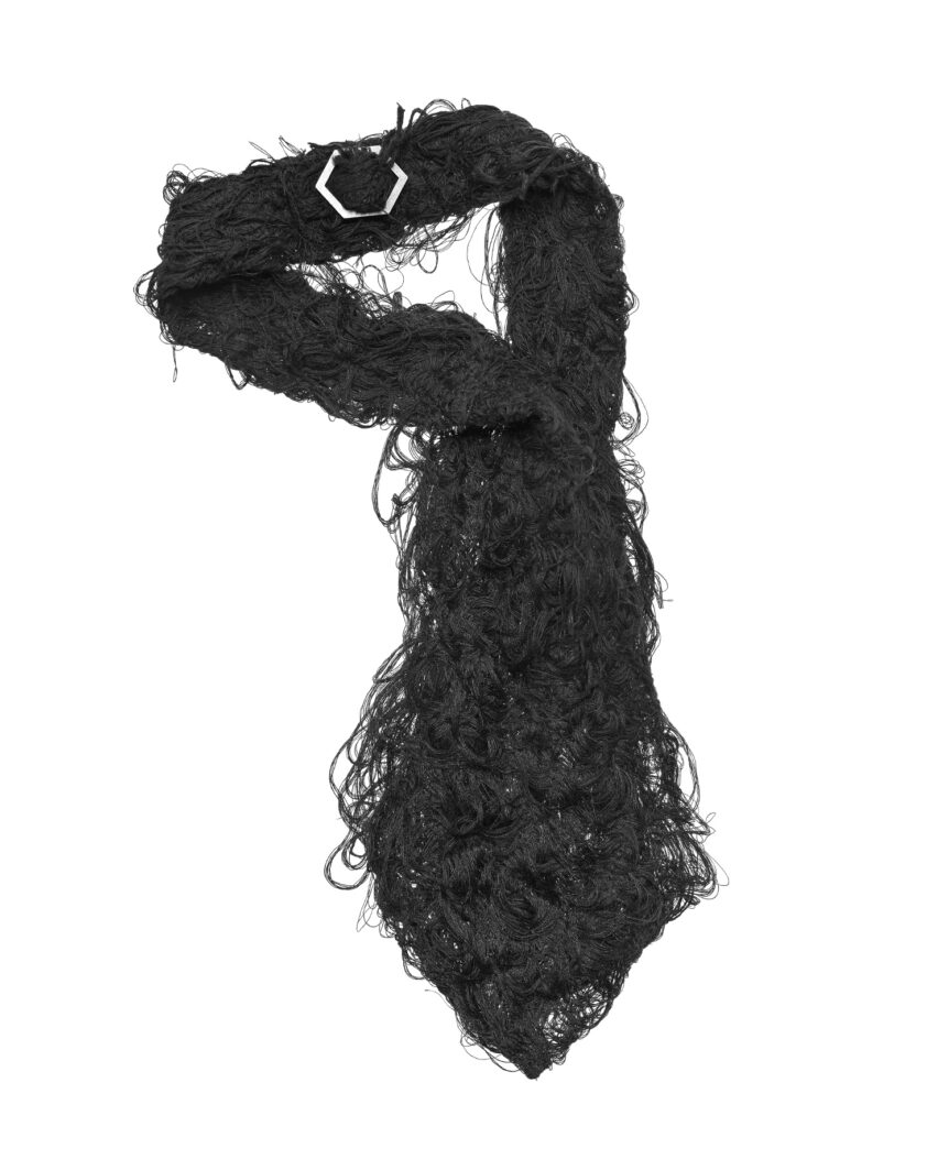 Filamentous Dark Ascot Tie
